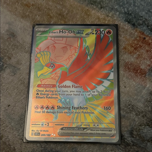 Pokemon Other - Pokemon Ho-Oh EX Red and Gold Card